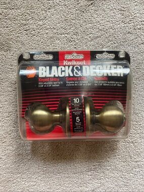 Kwikset Black & Decker Keyed Entry Door Knobs